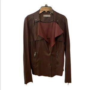 Bagatelle Maroon Genuine Leather Jacket